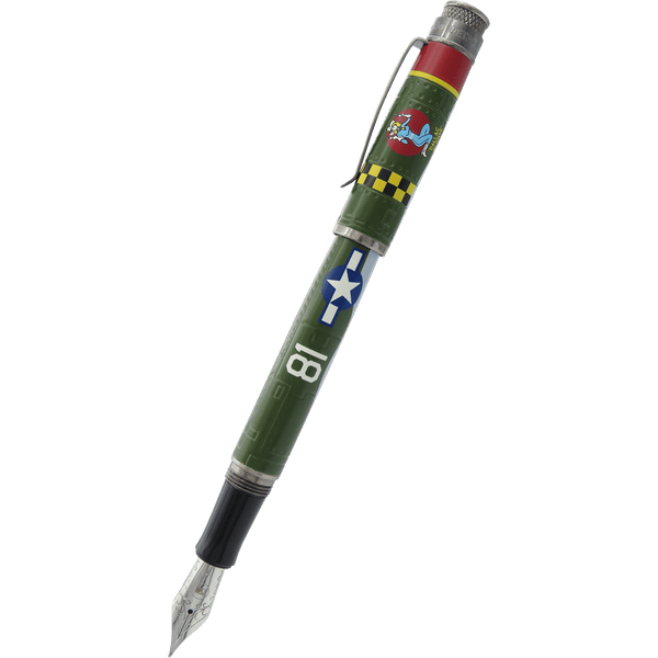 Retro 51 Tornado Fountain Pen - Vintage Metalsmith - P-47 Thunderbolt-Pen Boutique Ltd