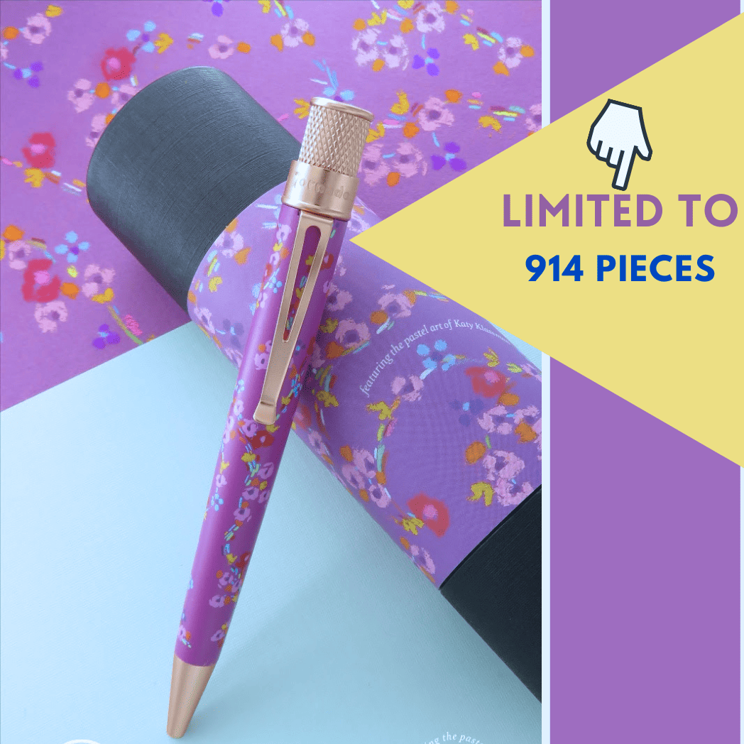 Retro 51 Tornado Popper Rollerball Pen - Petals and Pastels-Pen Boutique Ltd