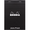 Rhodia N° 12 Pad - Black - Dot Grid - Pen Boutique Ltd