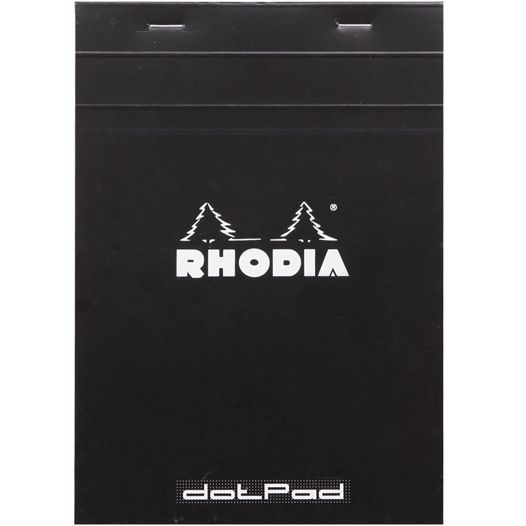 Rhodia N° 12 Pad - Black - Dot Grid - Pen Boutique Ltd