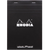 Rhodia Black Stapled 3-3/8x4-3/4 Dot Pads-Pen Boutique Ltd