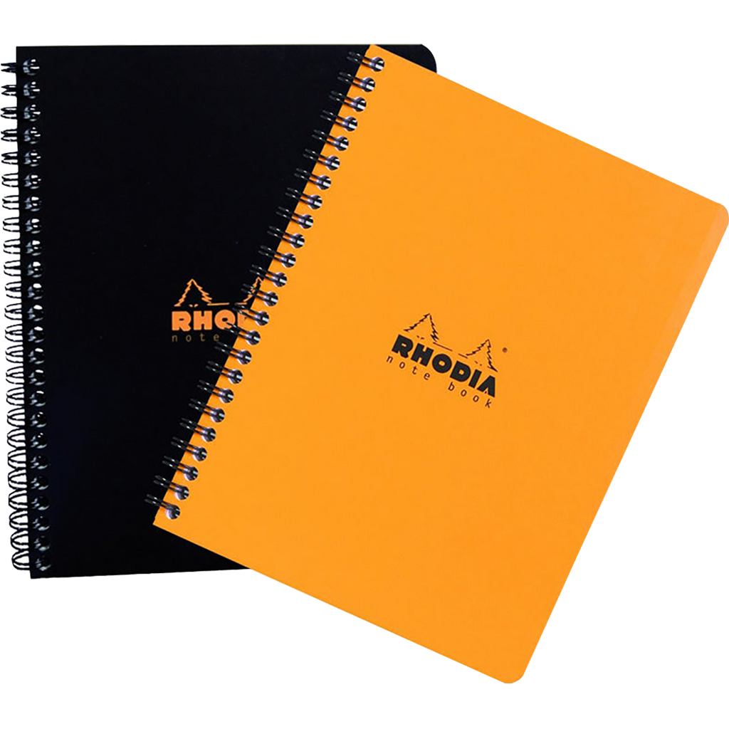 Rhodia Notebook Spiralbound Graph Orange-Pen Boutique Ltd
