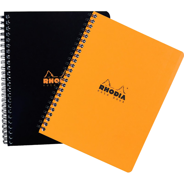Rhodia Notebook Spiralbound Graph Orange-Pen Boutique Ltd