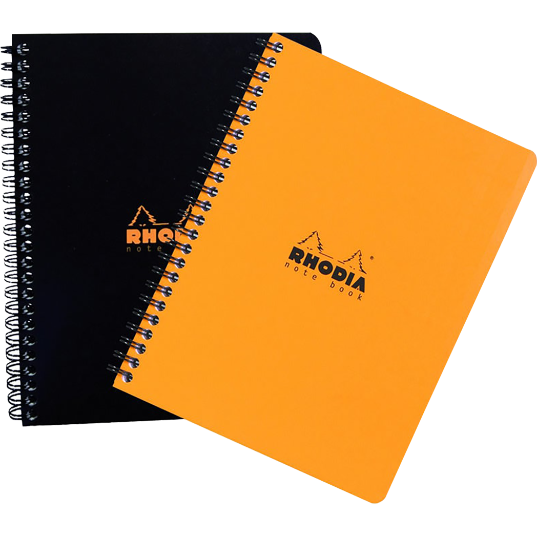 Rhodia Notebook Spiralbound Graph Orange-Pen Boutique Ltd