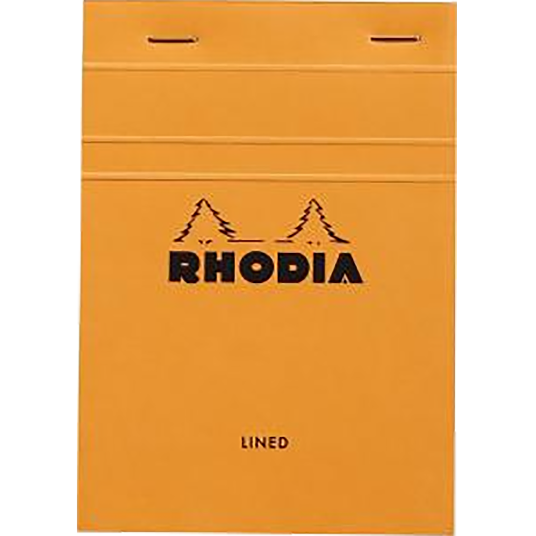 Rhodia Notepads Lined Orange 4 x 6-Pen Boutique Ltd