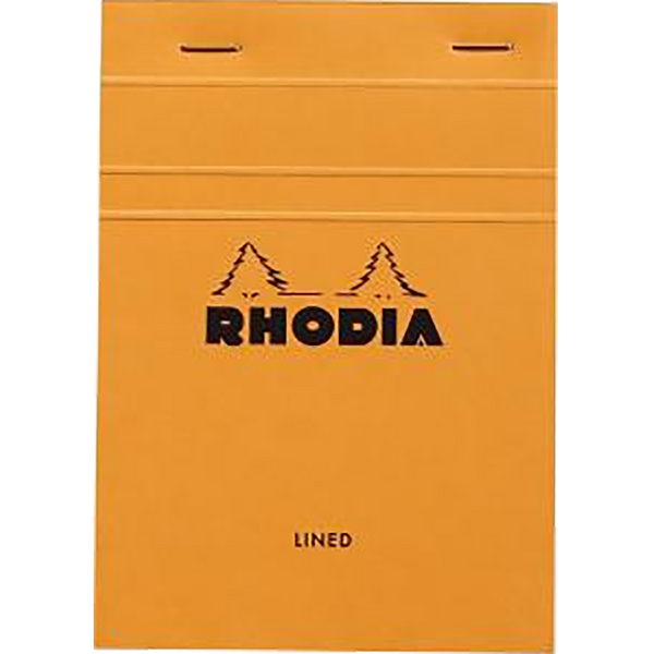 Rhodia Notepads Lined Orange 4 x 6-Pen Boutique Ltd