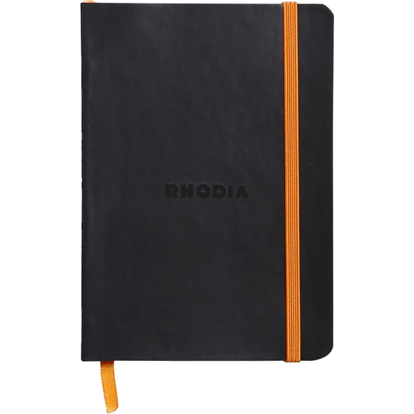 Rhodia Rhodiarama Lined Black A6 Notebooks-Pen Boutique Ltd