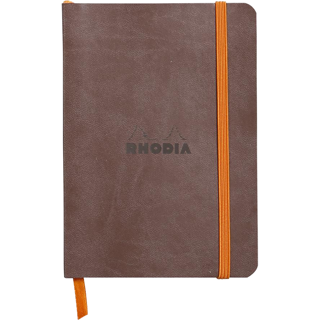 Rhodia Rhodiarama Lined Chocolate A6 Notebooks-Pen Boutique Ltd