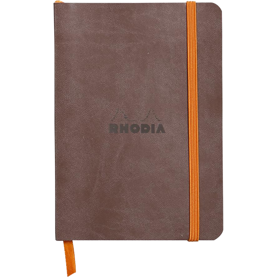 Rhodia Rhodiarama Lined Chocolate A6 Notebooks-Pen Boutique Ltd