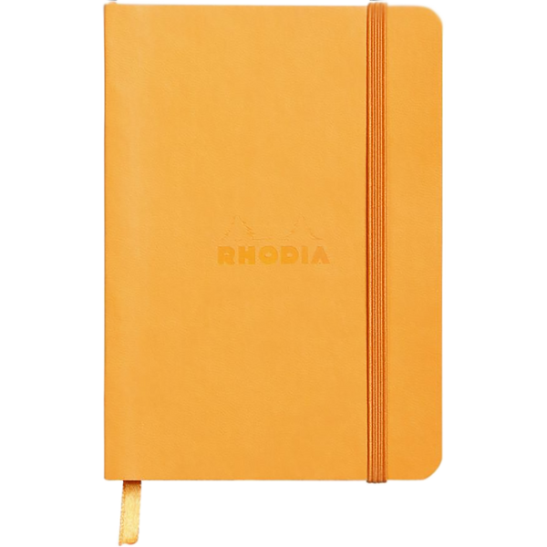 Rhodia Rhodiarama Lined Orange A6 Notebooks-Pen Boutique Ltd