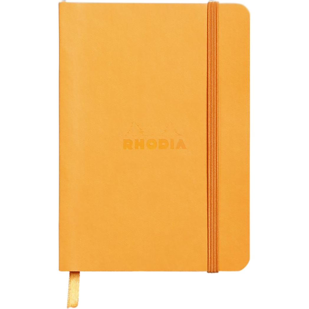 Rhodia Rhodiarama Lined Orange A6 Notebooks-Pen Boutique Ltd