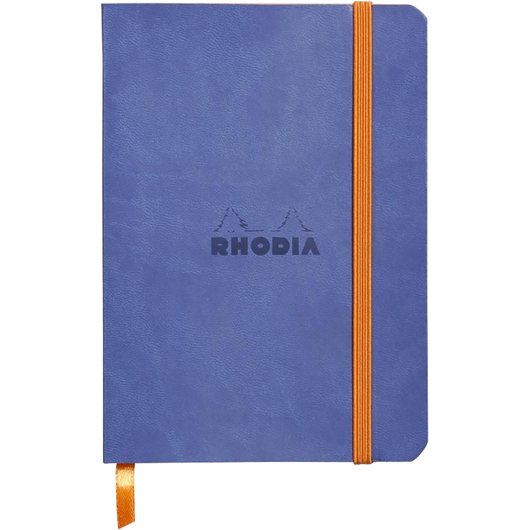 Rhodia Rhodiarama Lined Sapphire A6 Notebooks-Pen Boutique Ltd