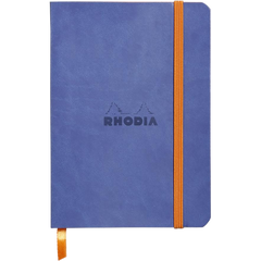 Rhodia Rhodiarama Lined Sapphire A6 Notebooks-Pen Boutique Ltd
