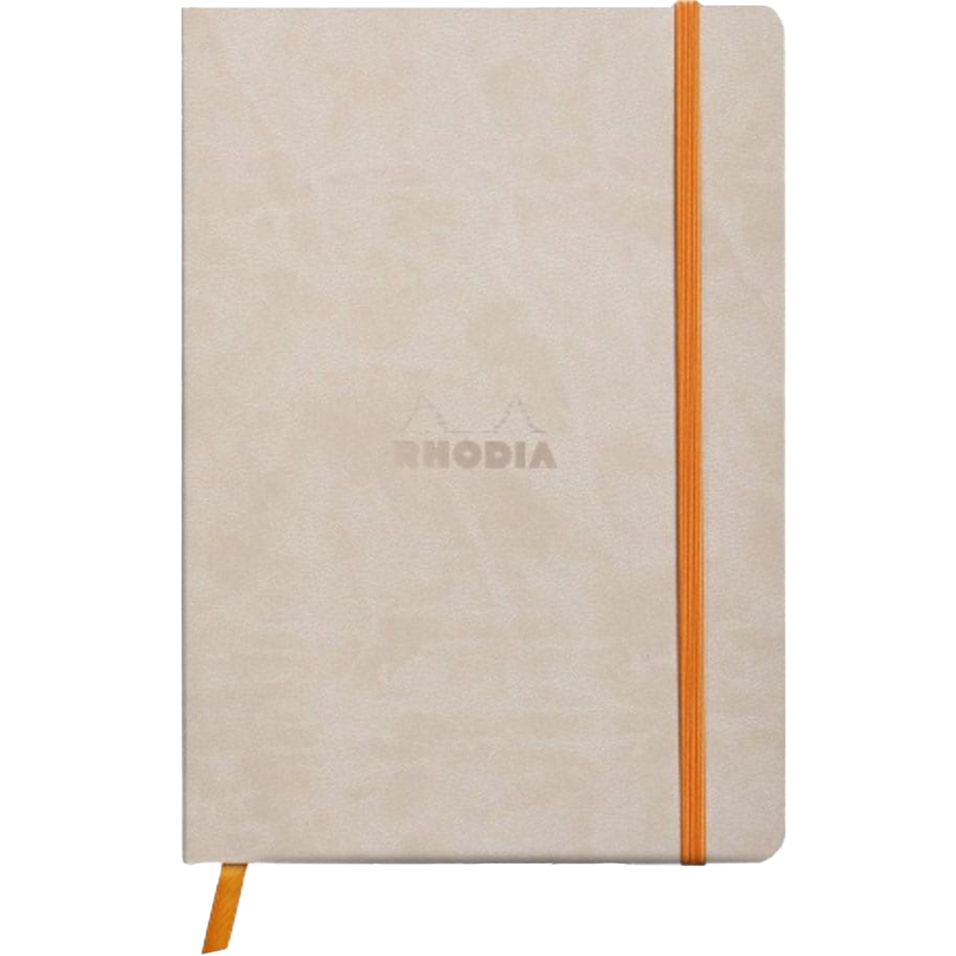 Rhodia Rhodiarama Notebook - Beige - Dot Grid - A5-Pen Boutique Ltd