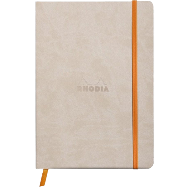Rhodia Rhodiarama Notebook - Beige - Dot Grid - A5-Pen Boutique Ltd