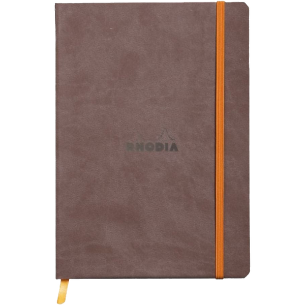 Rhodia Rhodiarama Notebook - Chocolate - Dot Grid - A5-Pen Boutique Ltd