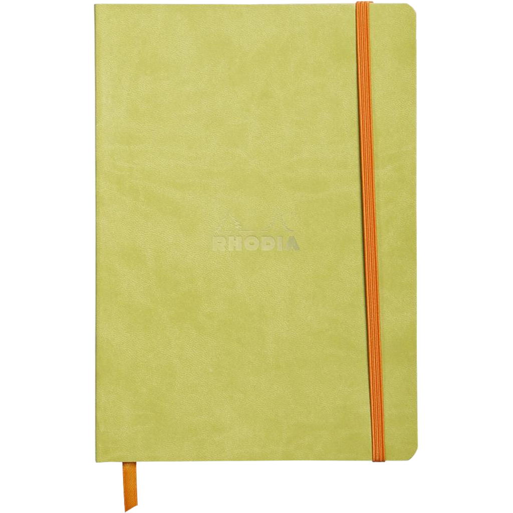 Rhodia Rhodiarama Notebook Anise Dot Grid A5 size - 6x8.25"-Pen Boutique Ltd