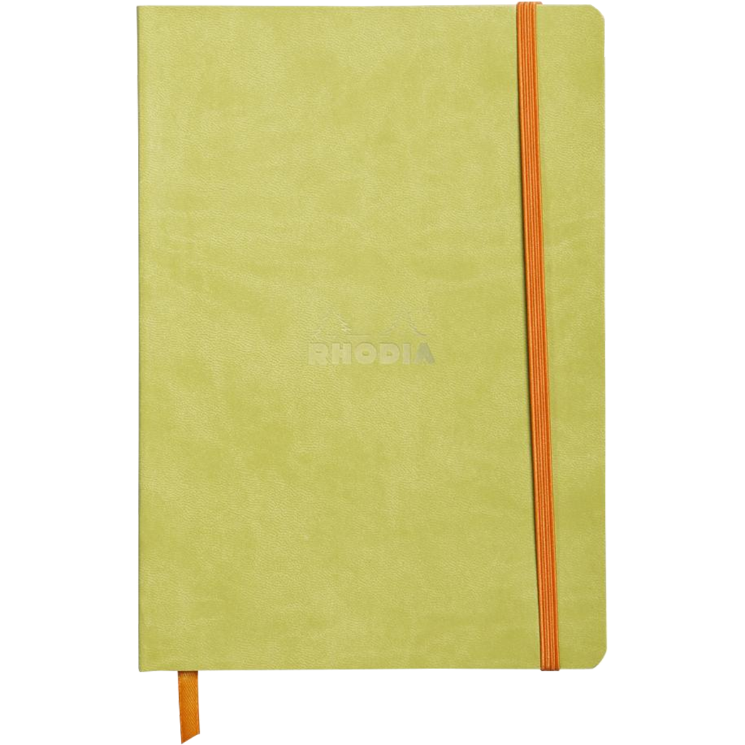 Rhodia Rhodiarama Notebook Anise Dot Grid A5 size - 6x8.25"-Pen Boutique Ltd