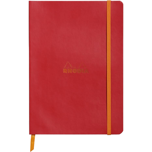 Rhodia Rhodiarama Notebook Poppy Dot Grid A5 size - 6x8.25"-Pen Boutique Ltd