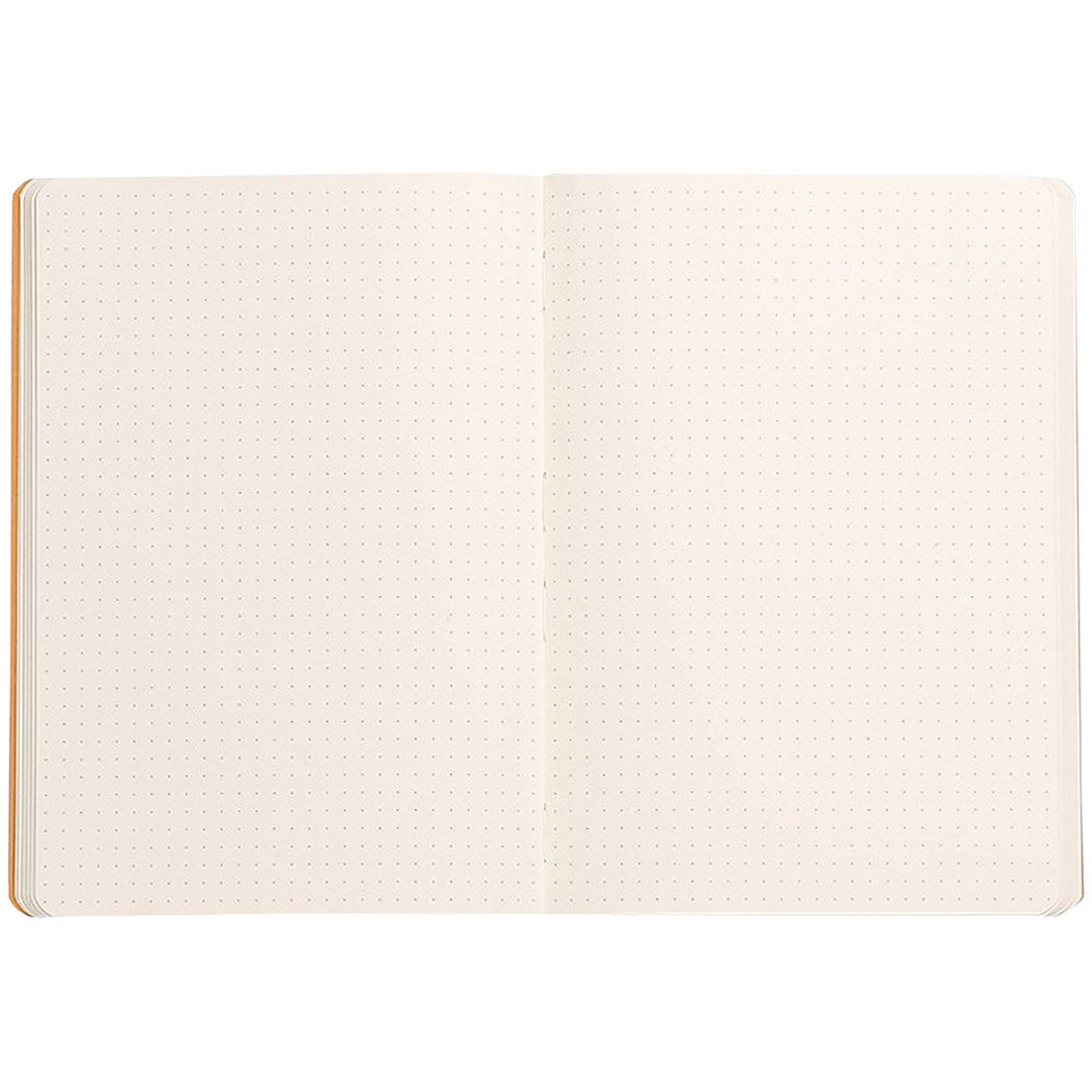 Rhodia Rhodiarama Notebook Poppy Dot Grid A5 size - 6x8.25"-Pen Boutique Ltd