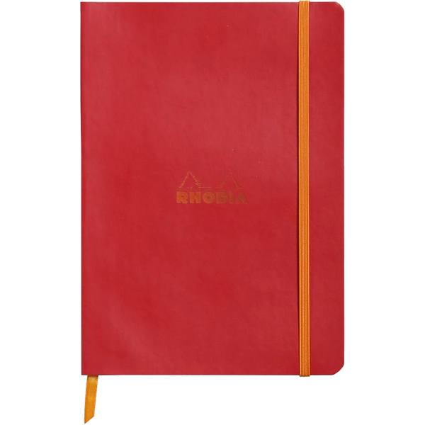 Rhodia Rhodiarama Notebook Poppy Lined A5 size - 6"x8.25"-Pen Boutique Ltd
