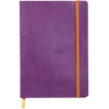 Rhodia Rhodiarama Notebook Purple Dot Grid A5 size - 6x8.25" - Pen Boutique Ltd