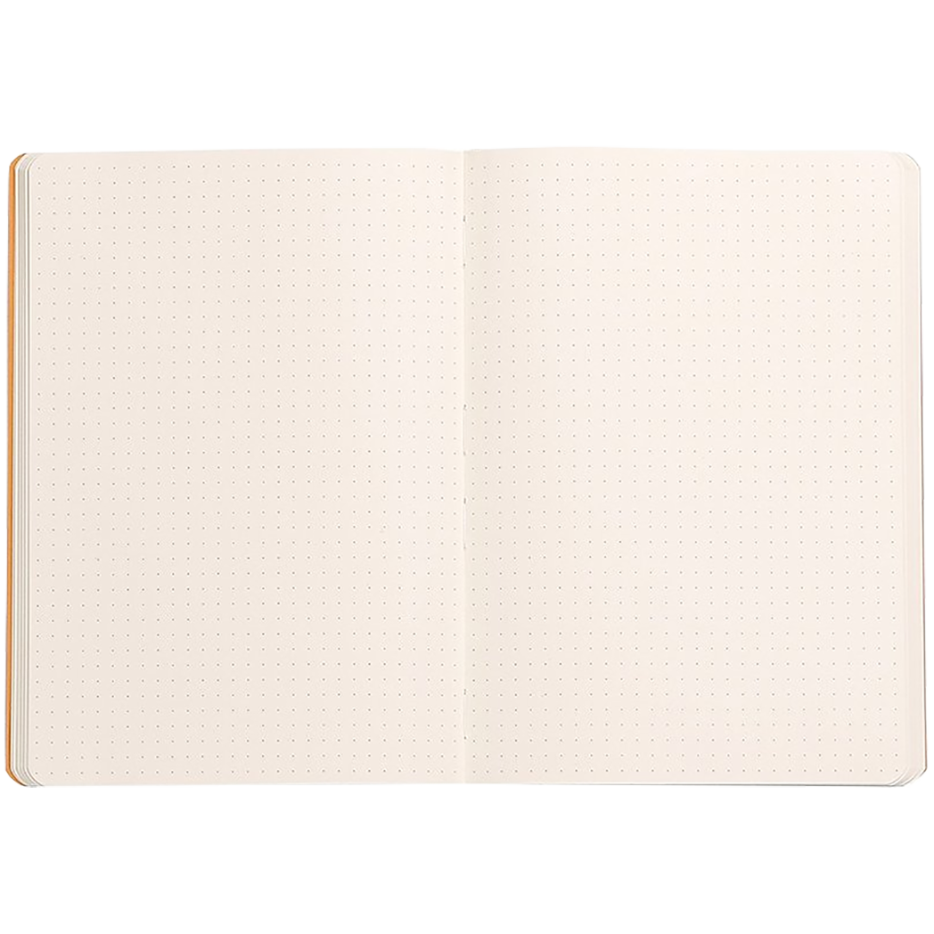 Rhodia Rhodiarama Notebook Silver Dot Grid A5 size - 6x8.25"-Pen Boutique Ltd