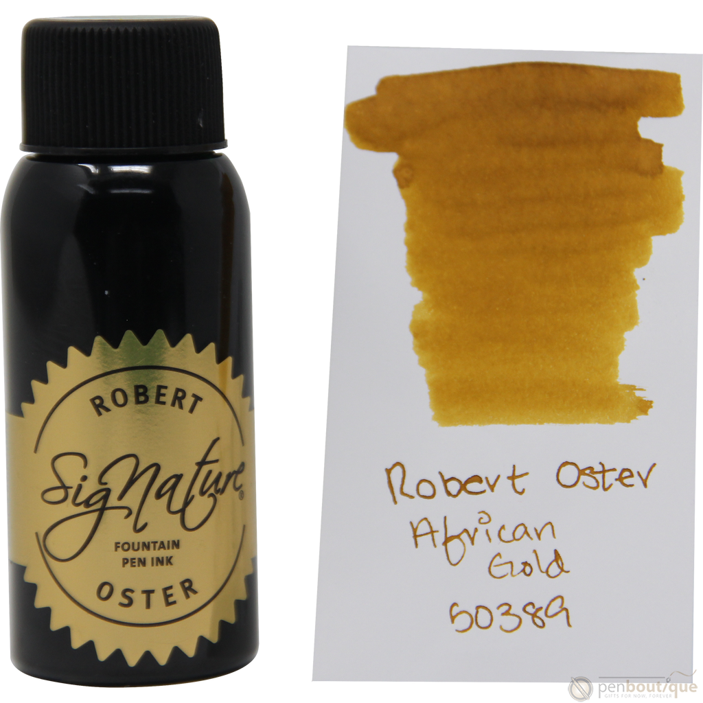 Robert Oster Signature Ink Bottle - African Gold - 50ml-Pen Boutique Ltd