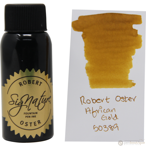 Robert Oster Signature Ink Bottle - African Gold - 50ml-Pen Boutique Ltd