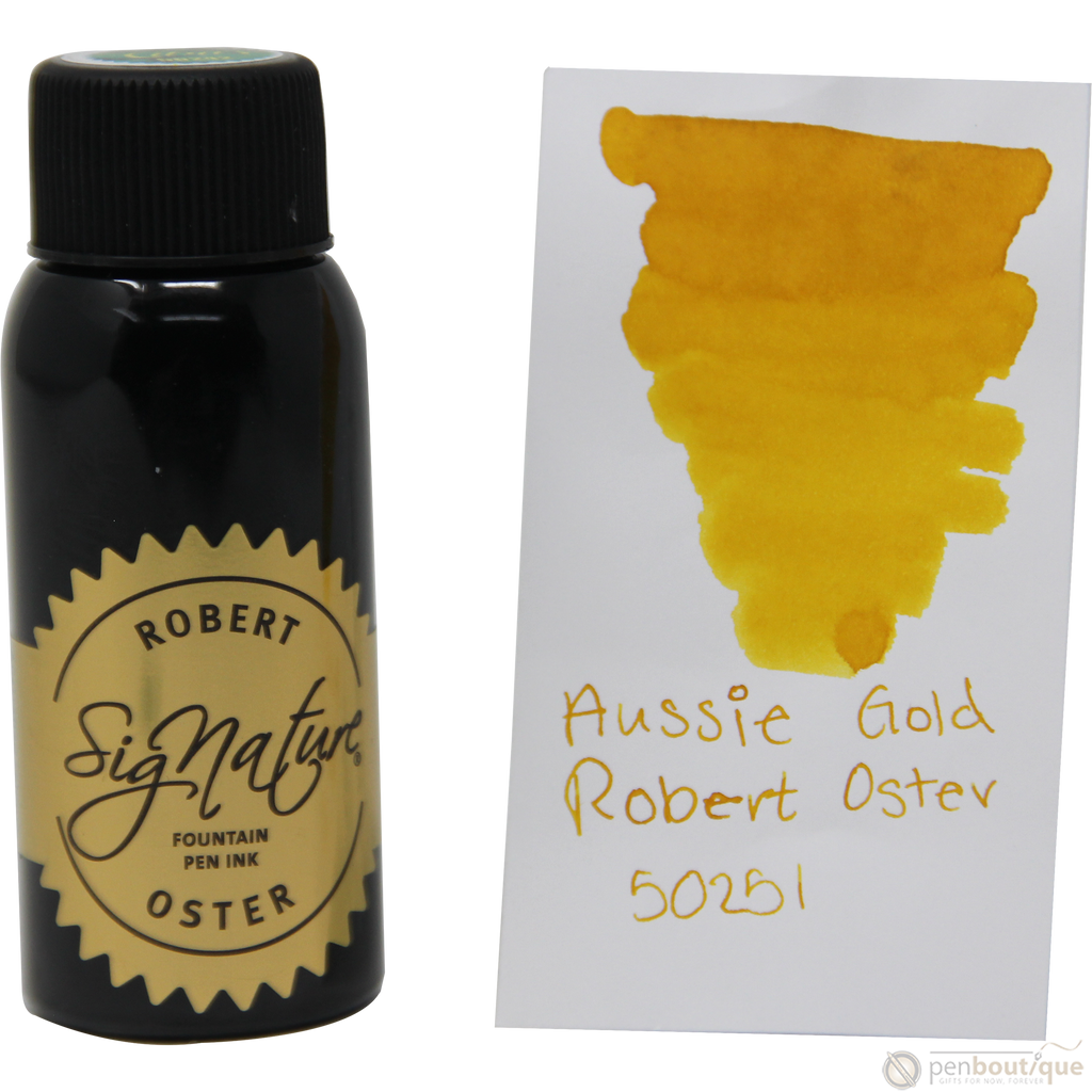 Robert Oster Signature Ink Bottle - Aussie Gold - 50ml-Pen Boutique Ltd