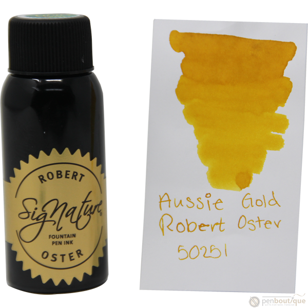 Robert Oster Signature Ink Bottle - Aussie Gold - 50ml-Pen Boutique Ltd
