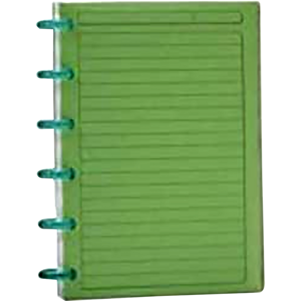 Rollabind Plastic Junior Size Green Notebook-Pen Boutique Ltd