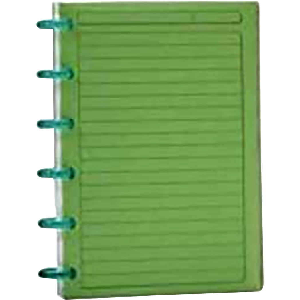 Rollabind Plastic Junior Size Green Notebook-Pen Boutique Ltd