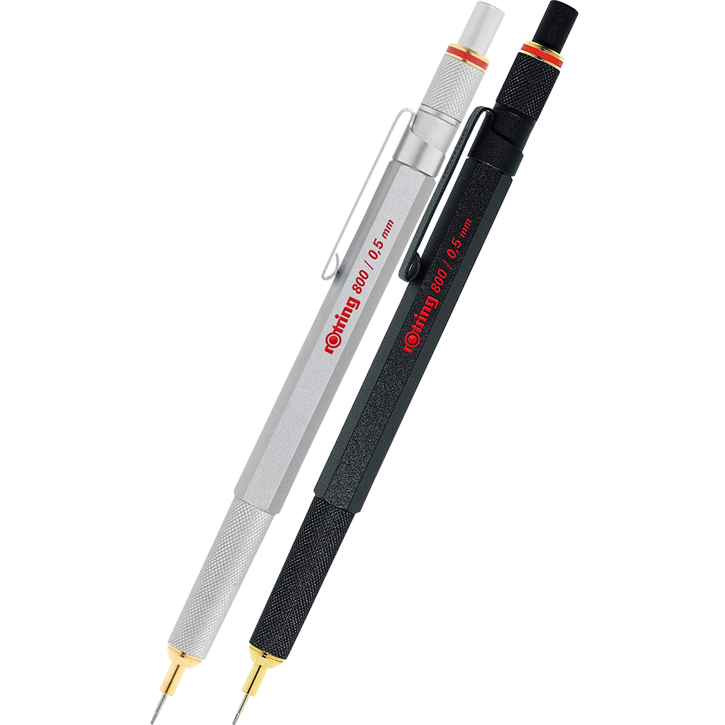 rOtring 800 - Portamine meccanica 0,7 mm 1904446 - Nero con ricariche extra di m rOtring 800 - Portamine meccanica 0,7 mm 1904446 - Nero con ricariche extra di m