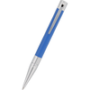 S T Dupont D-Initial Ballpoint Pen - Electric Blue-Pen Boutique Ltd