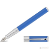 S T Dupont D-Initial Fountain Pen - Electric Blue-Pen Boutique Ltd