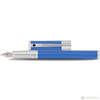 S T Dupont D-Initial Fountain Pen - Electric Blue-Pen Boutique Ltd