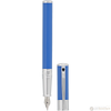 S T Dupont D-Initial Fountain Pen - Electric Blue-Pen Boutique Ltd