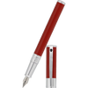 S T Dupont D-Initial Fountain Pen - Scarlet Red-Pen Boutique Ltd