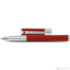 S T Dupont D-Initial Fountain Pen - Scarlet Red-Pen Boutique Ltd