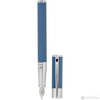 S T Dupont D-Initial Fountain Pen - Shark Blue-Pen Boutique Ltd