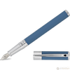 S T Dupont D-Initial Fountain Pen - Shark Blue-Pen Boutique Ltd
