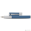S T Dupont D-Initial Fountain Pen - Shark Blue-Pen Boutique Ltd