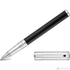 S T Dupont D-Initial Rollerball Pen - Chrome Trim - Noir-Pen Boutique Ltd