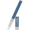 S T Dupont D-Initial Rollerball Pen - Shark Blue-Pen Boutique Ltd