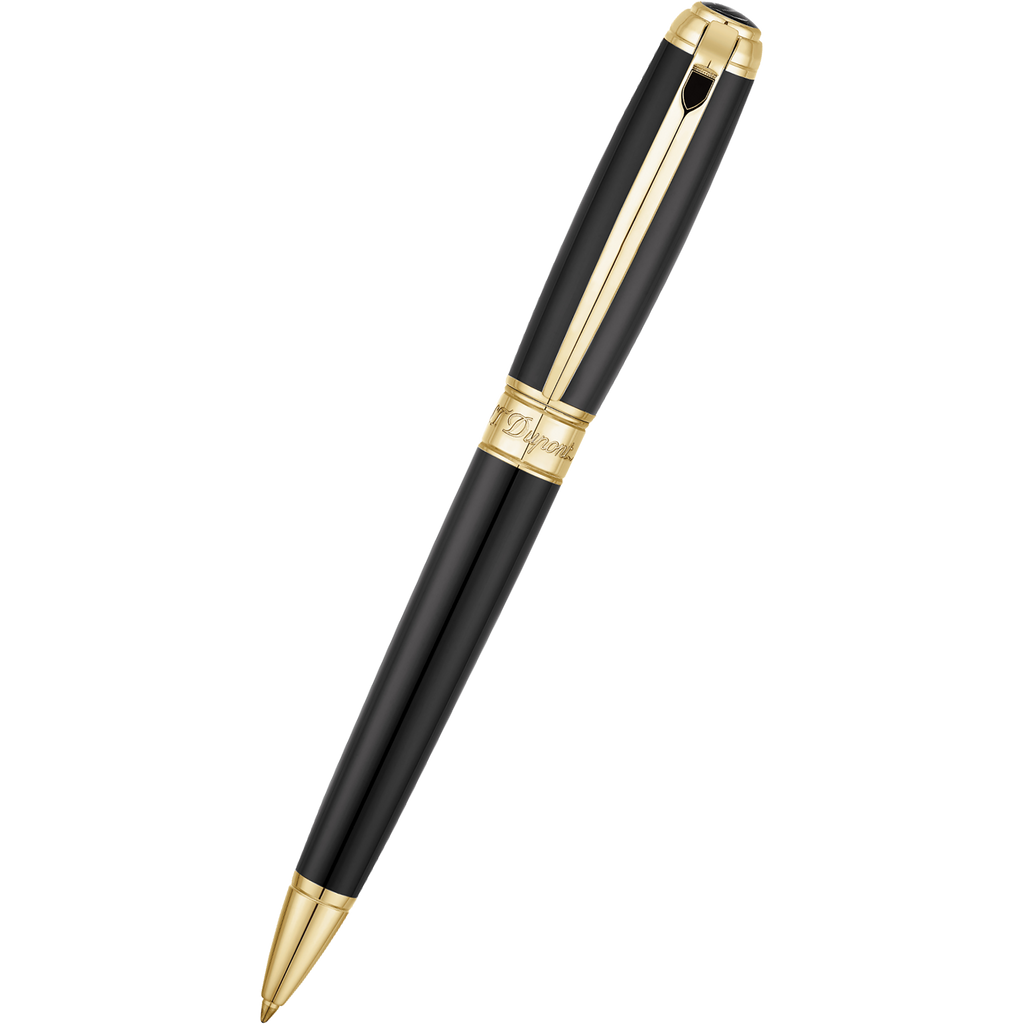 S T Dupont Line D Ballpoint Pen - Black-Pen Boutique Ltd