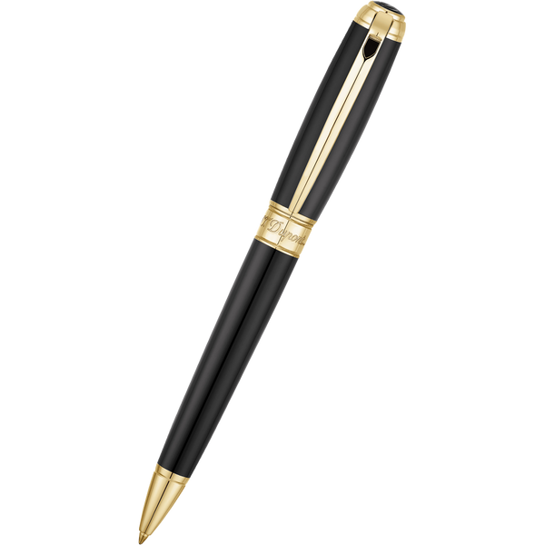 S T Dupont Line D Ballpoint Pen - Black-Pen Boutique Ltd