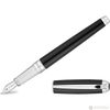 S T Dupont Line D Fountain Pen - Palladium - Black-Pen Boutique Ltd