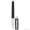 S T Dupont Line D Fountain Pen - Palladium - Black-Pen Boutique Ltd