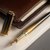 S T Dupont Line D Fountain Pen - Sunburst Black - Yellow Gold Trim (USA Exclusive Edition)-Pen Boutique Ltd